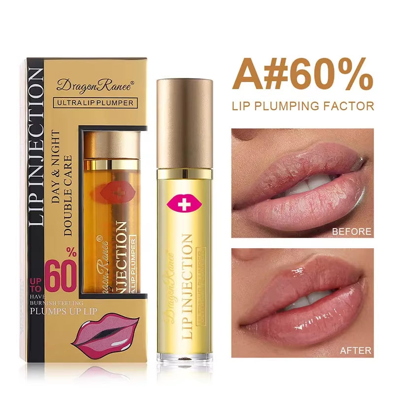 Lip Plumper Oil Lip Instant Volumising Enhancer Lip Gloss Plumping Serum Moisturizing Anti-Wrinkle Lipstick Sexy Lip Care Makeup